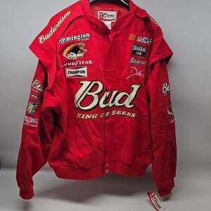 New With Tags Vintage Chase Authentic Bud Racing dale earnhardt jr Nascar Jacket